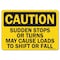 Signmission OSHA Caution, 7" Height, Rigid Plastic, OS-CS-P-710-L-19242 OS-CS-P-710-L-19242 - alternate 1